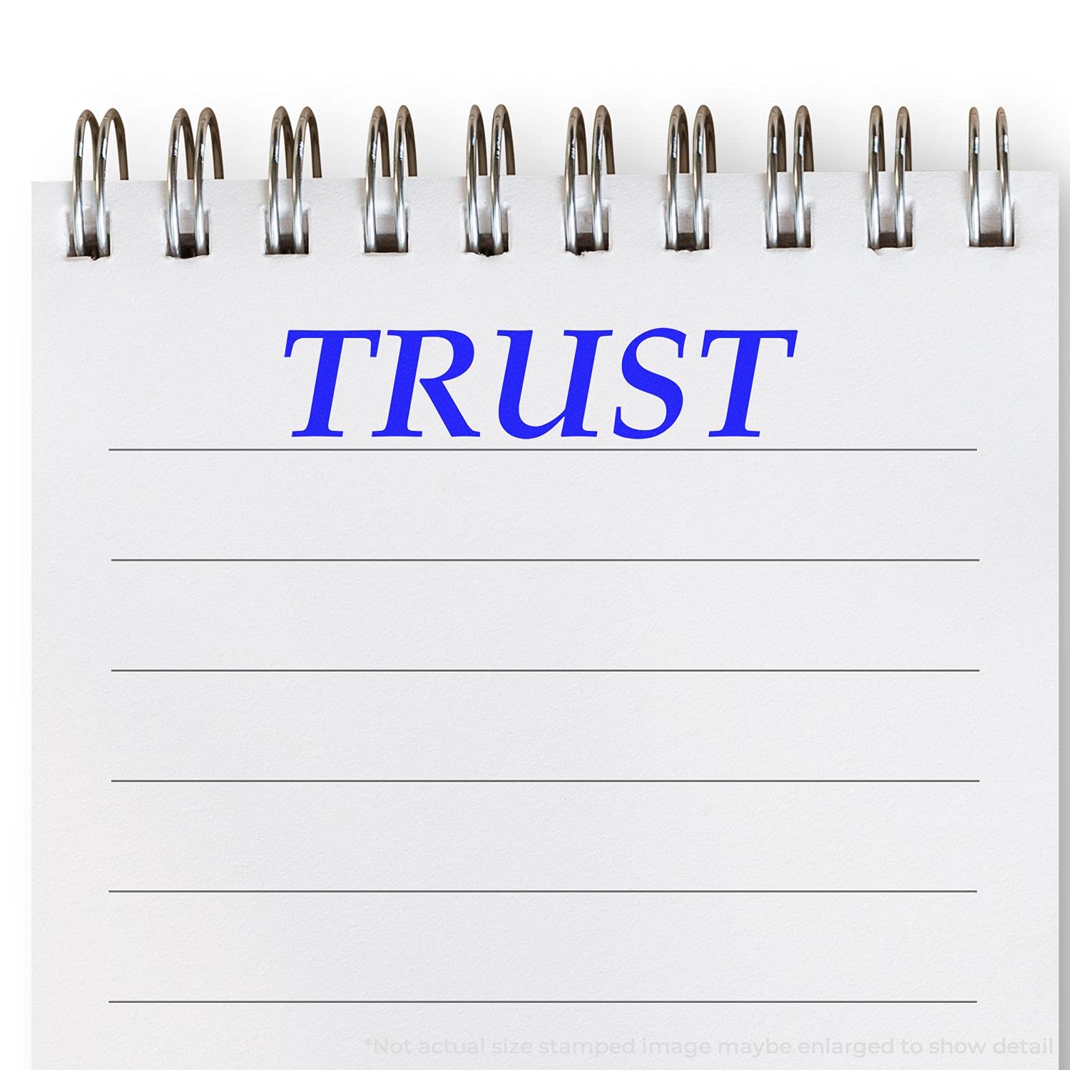 Slim Pre Inked Trust Stamp, Perfect for Legal Professionals, Slim Design, Portable, Easy to Carry, Size Approx 1/2" x 1-1/2", Avail in 5 Ink Colors, Reinkable - Image 3