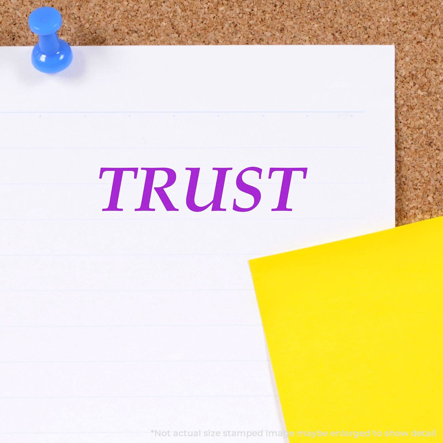 Slim Pre Inked Trust Stamp, Perfect for Legal Professionals, Slim Design, Portable, Easy to Carry, Size Approx 1/2" x 1-1/2", Avail in 5 Ink Colors, Reinkable - Image 6