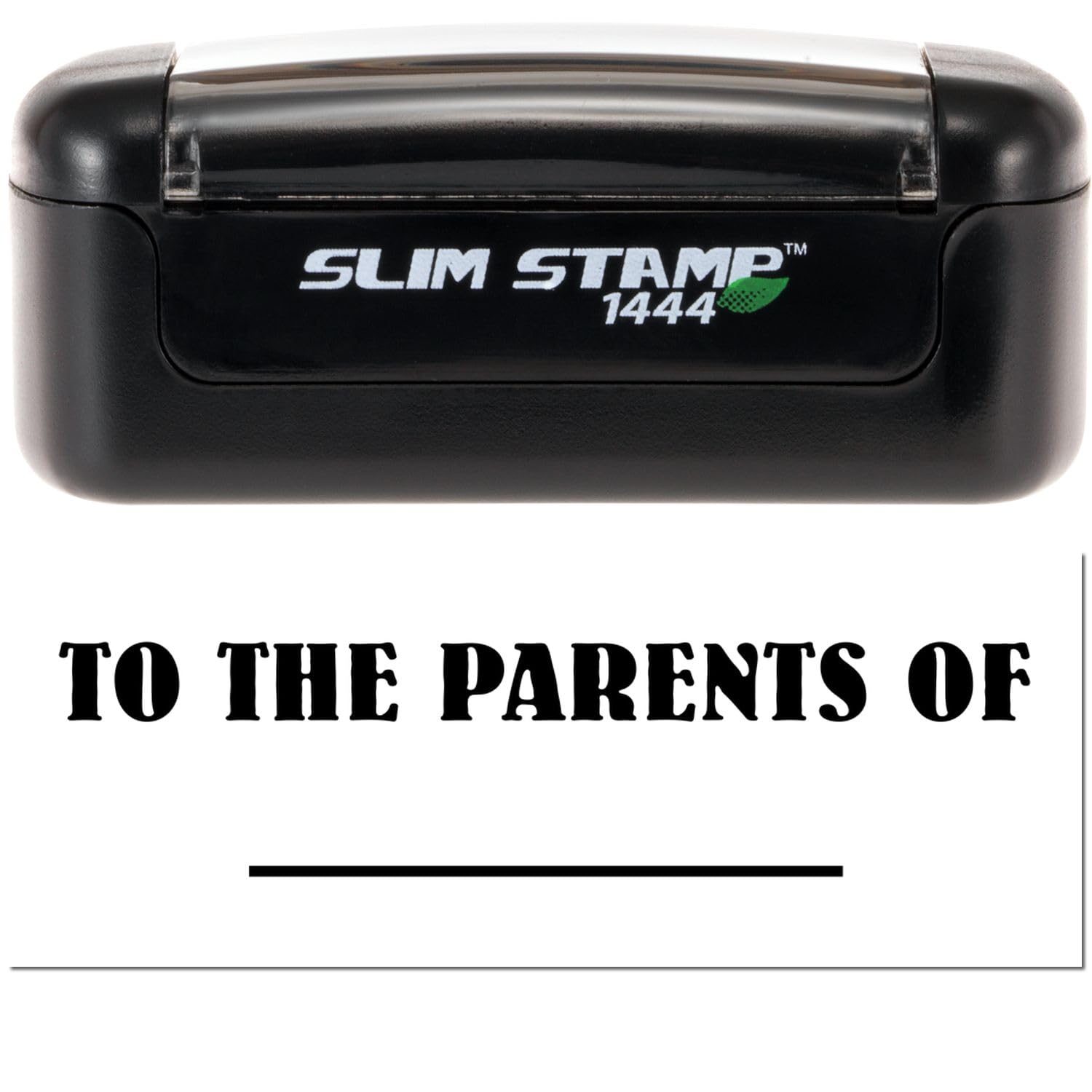 Slim Style Homework Stamp, Pre-Inked 'To The Parents Of' with Black Ink, Rectangular Rubber Stamp, 1/2" x 1-1/2", Ideal for English Teachers - Image 5