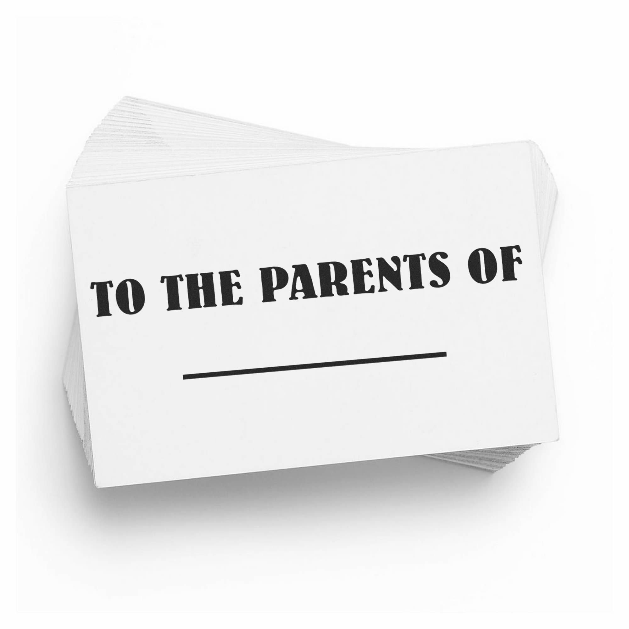 Slim Style Homework Stamp, Pre-Inked 'To The Parents Of' with Black Ink, Rectangular Rubber Stamp, 1/2" x 1-1/2", Ideal for English Teachers - Image 9