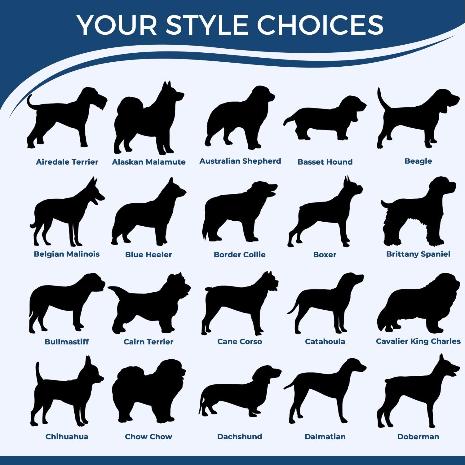 German Shorthaired Pointer Dog Silhouette Custom Address Stamp with Wood Handle, Uses Stamp Pad, Pet Lover Mailing Address Stamper, Rectangular Design, Size 7/8" x 2-1/4" - Image 6
