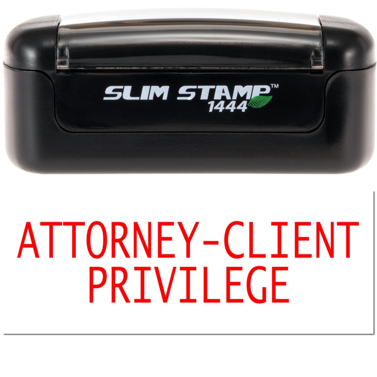 Stock Message Stamp - Pre-Inked Attorney-Client Privilege Stamp with Vibrant Red Ink, Ideal for Criminal Defense Lawyers, 1/2 x 1-1/2, Long-Lasting, Easy to Use - Ideal for Legal Documentation - Image 5