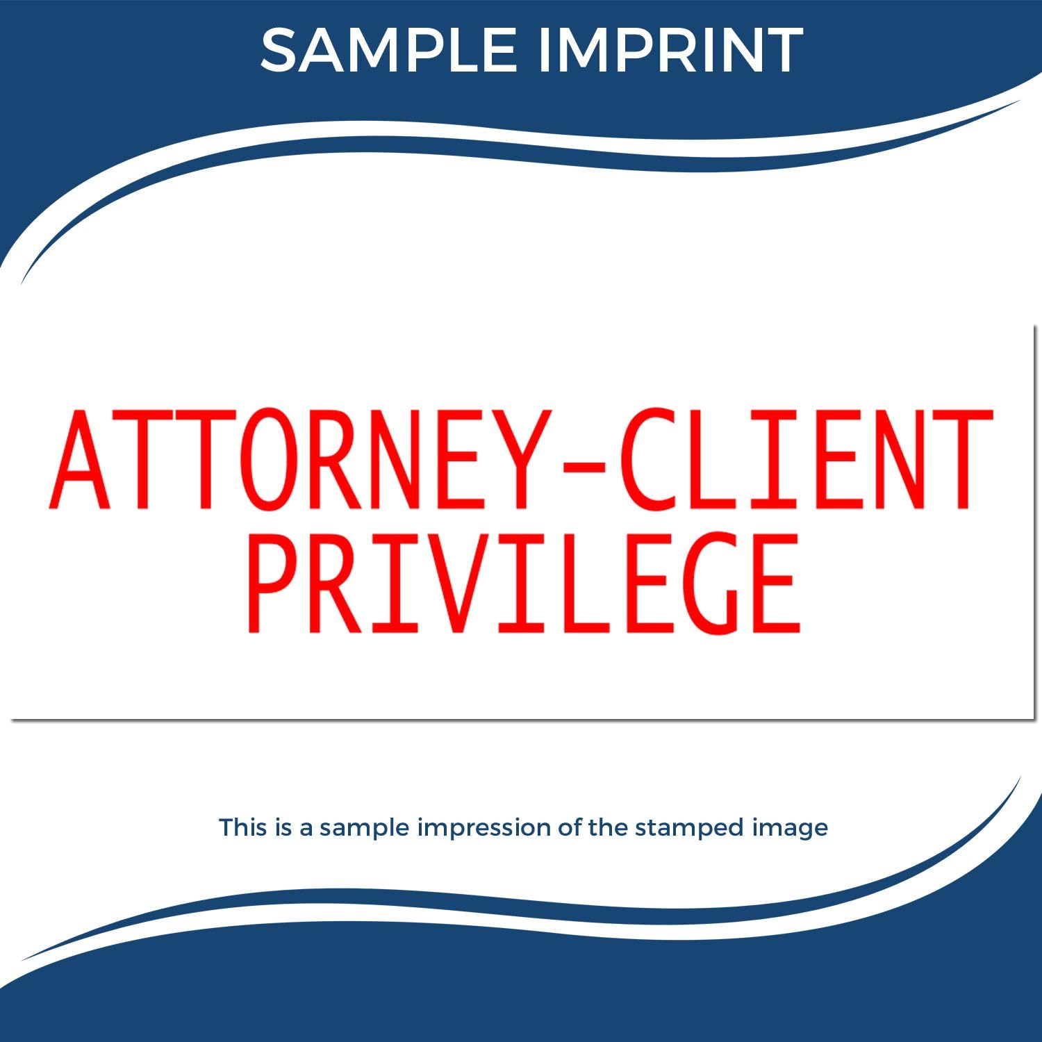 Stock Message Stamp - Pre-Inked Attorney-Client Privilege Stamp with Vibrant Red Ink, Ideal for Criminal Defense Lawyers, 1/2 x 1-1/2, Long-Lasting, Easy to Use - Ideal for Legal Documentation - Image 7