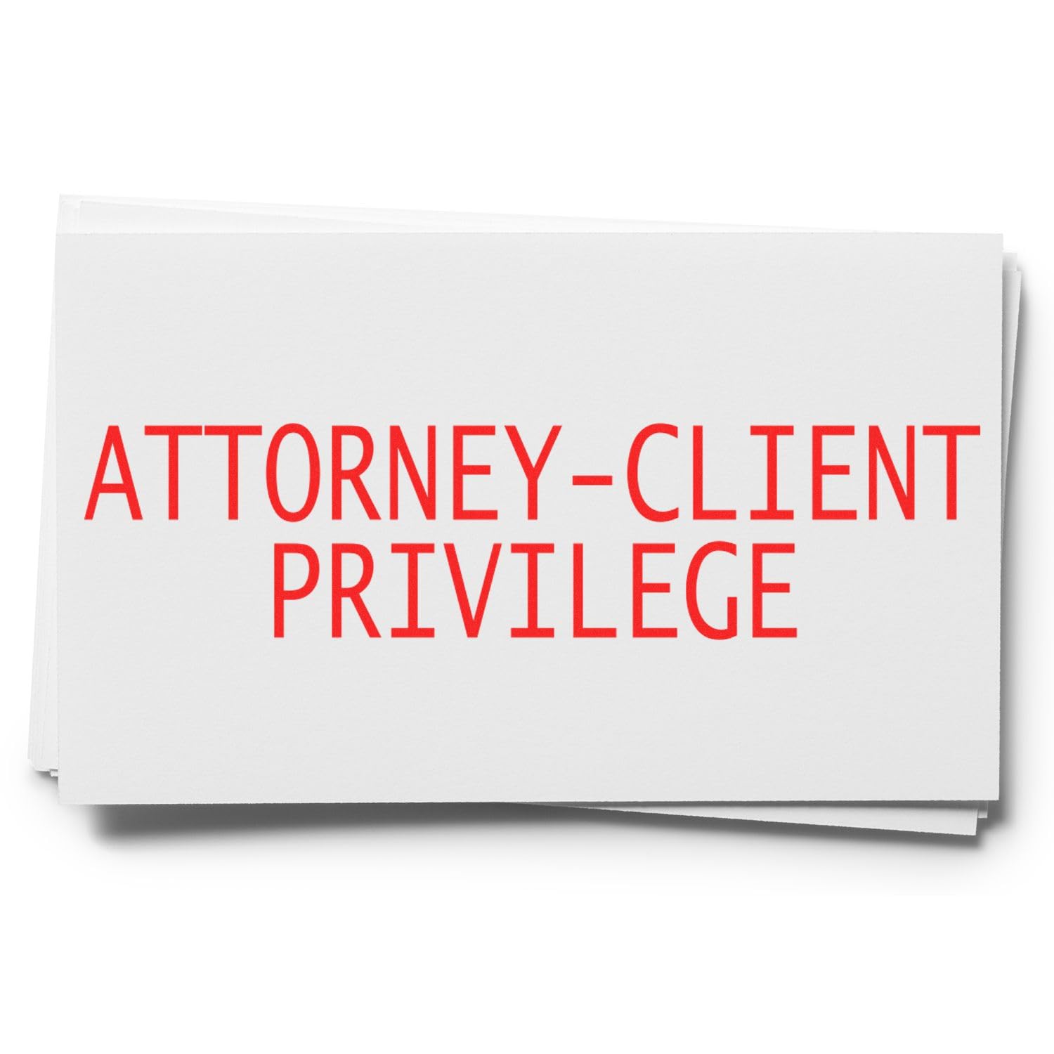 Stock Message Stamp - Pre-Inked Attorney-Client Privilege Stamp with Vibrant Red Ink, Ideal for Criminal Defense Lawyers, 1/2 x 1-1/2, Long-Lasting, Easy to Use - Ideal for Legal Documentation - Image 9