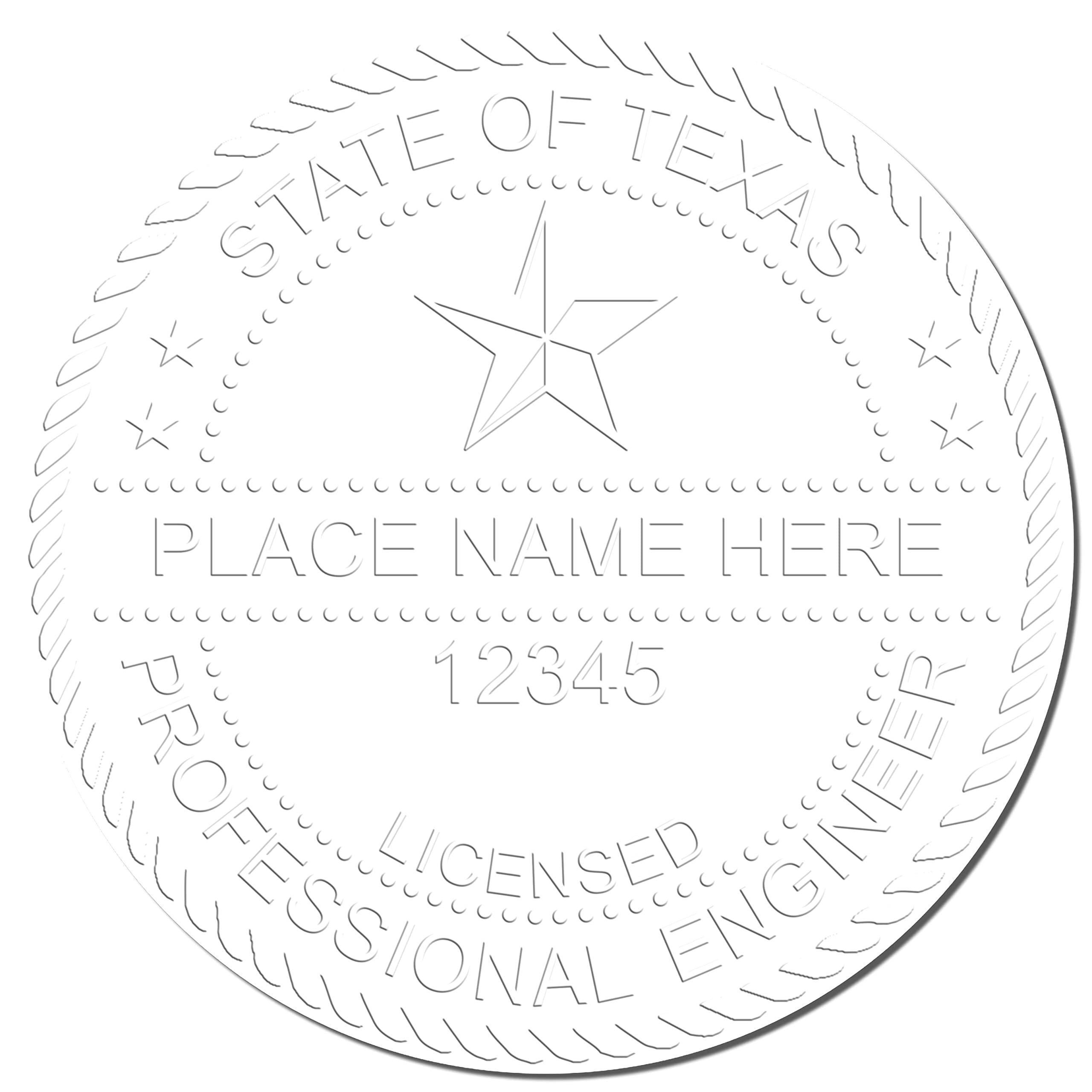 Premium Handheld Texas PE Seal - Ideal for Texas Licensed Professional Engineers, Texas Engineer Seal, Size 1-5/8, for Official Documentation - Essential Tool for Texas Engineers, Engineer Seal Texas - Image 4