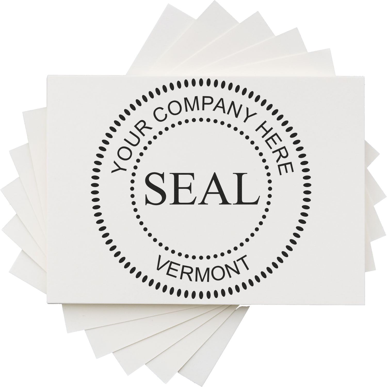 Vermont Self-Inking Corporate Seal Stamp, 1-5/8 Size, Vermont Company Stamp, Personalized, Personalized Incorporation Stamp, Personalized Corporate Stamp, Self-Ink Stamp, VT Stamp - Image 4