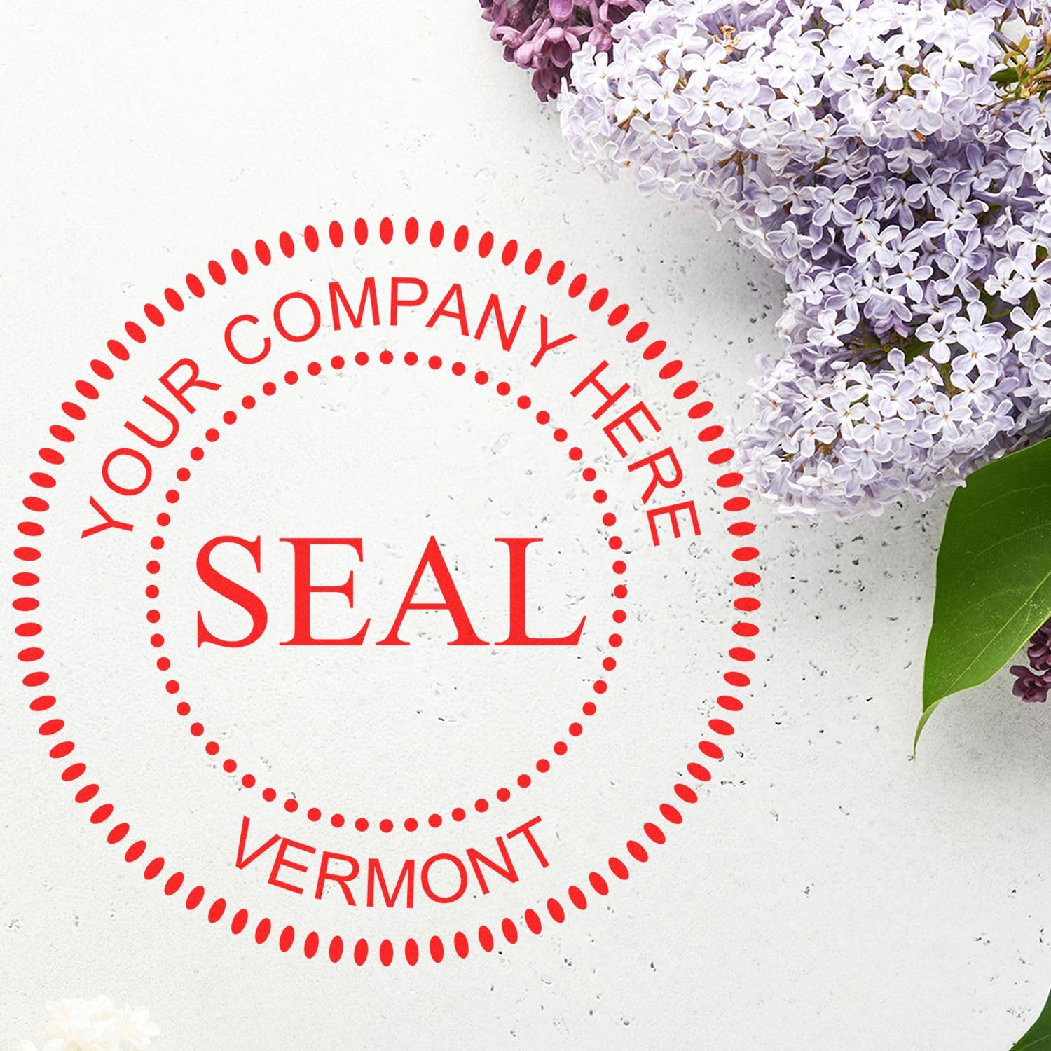Vermont Self-Inking Corporate Seal Stamp, 1-5/8 Size, Vermont Company Stamp, Personalized, Personalized Incorporation Stamp, Personalized Corporate Stamp, Self-Ink Stamp, VT Stamp - Image 7