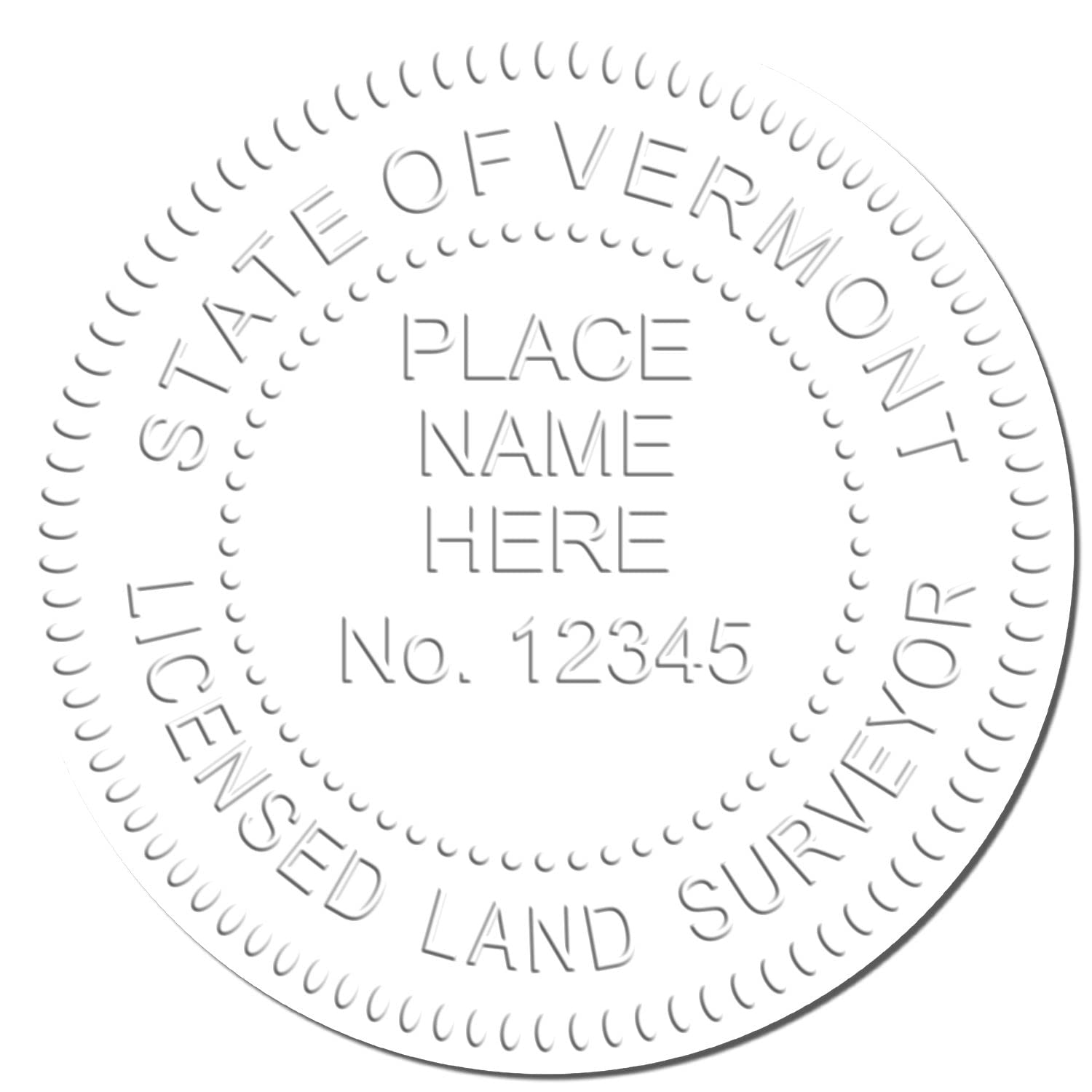 VT PLS Seal - Heavy Duty, Long Reach Embosser for Vermont Land Surveyors, Size 1-5/8 - Ideal for Professional Vermont Surveyors - Vermont Land Surveyor Seal - Reliable Embossing Tool - Image 4