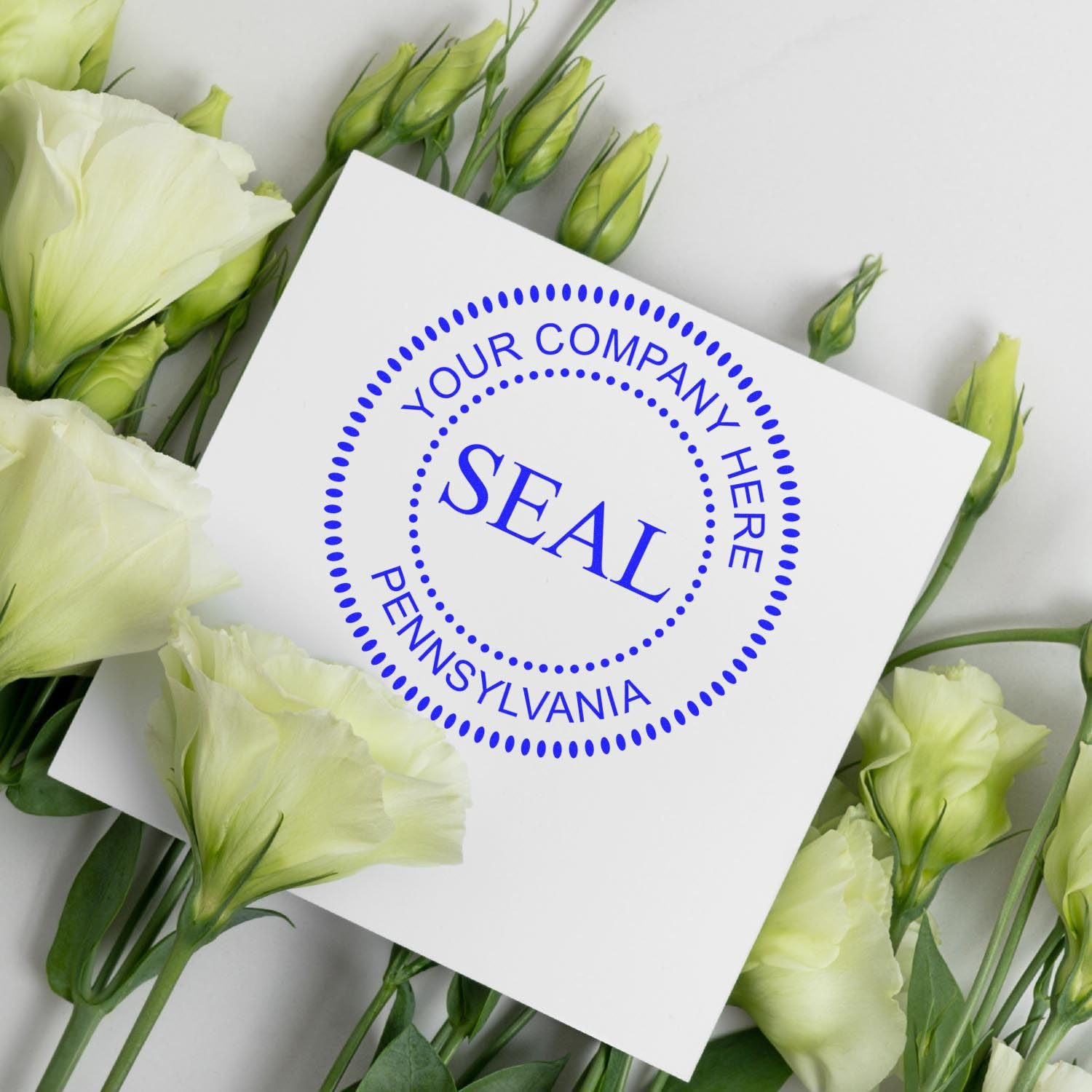 Wood Handle Pennsylvania Corporate Seal Rubber Stamp, C-Corp Seal or S-Corp Seal, 1-5/8, Uses Stamp Pad, PA Corporate Stamp, Custom Made Corporate Stamp, Custom Made Company Inking Stamp, PA Stamp - Image 6