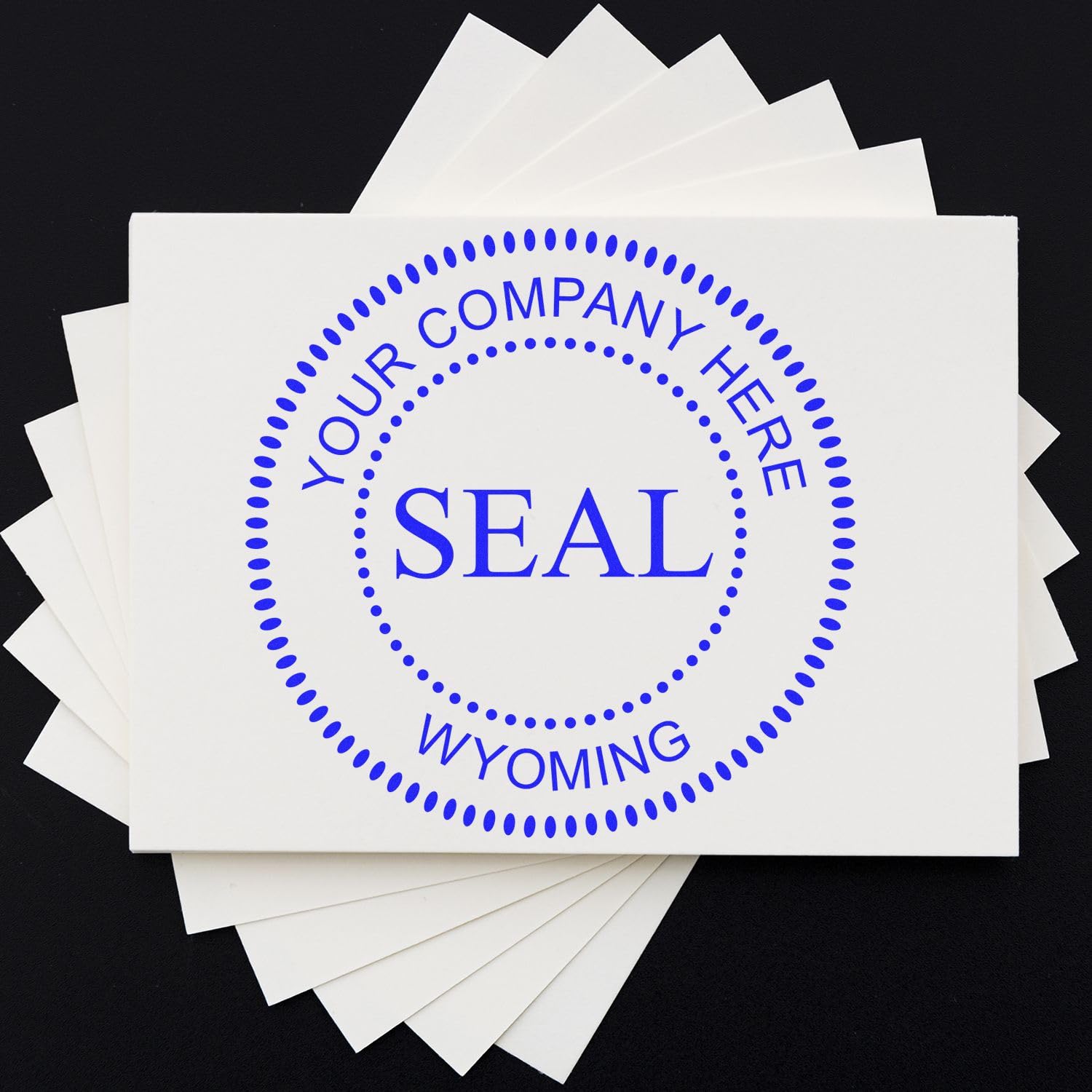 Wyoming Self-Inking Corporate Seal Stamp, 1-5/8 Size, Wyoming Company Stamp, Personalized, Custom Business Corporate Seal, Personalized Corporation Seal Stamp, Self-Ink Stamp, WY Stamp - Image 6